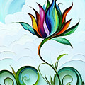 Rainbow Blossom Serenity